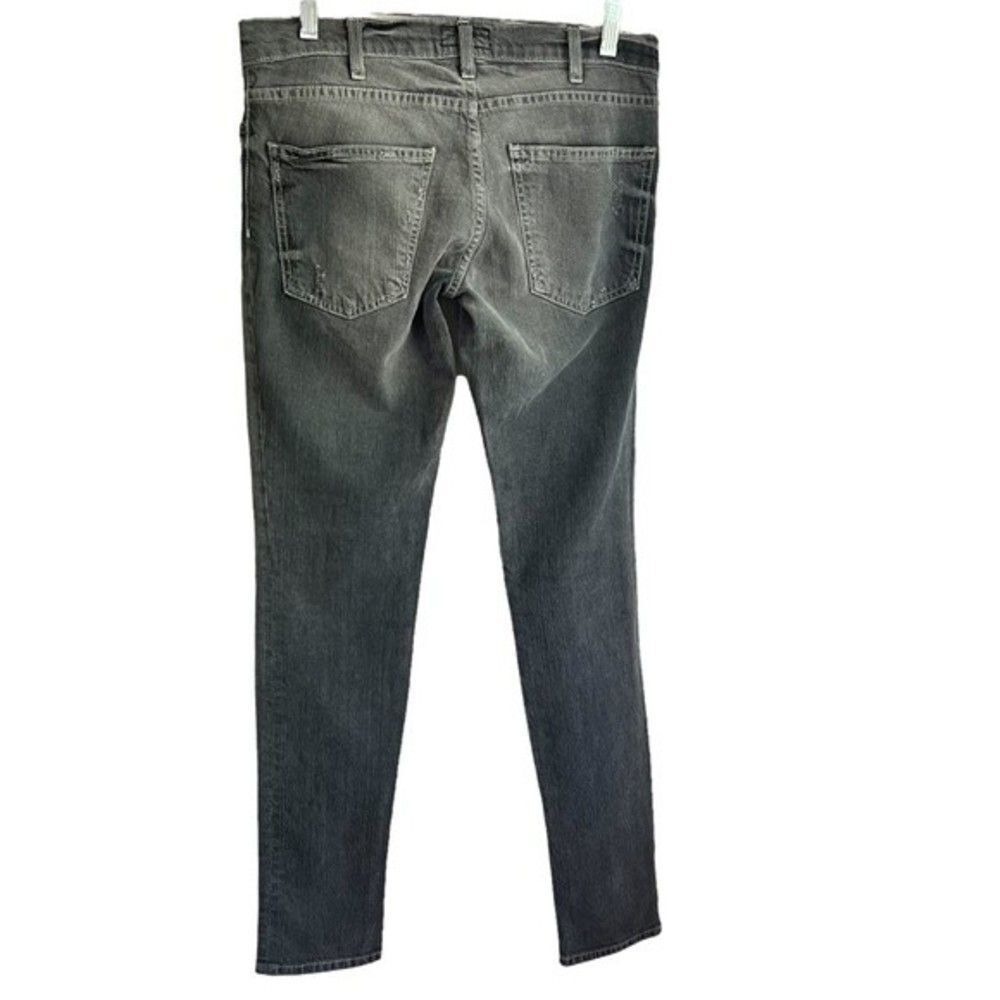 Current/Elliott The Skinny Jeans Overcast Destroy Grey Low Rise 27 - Picture 3 of 14
